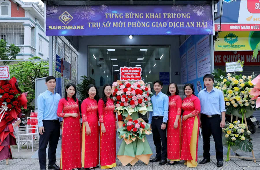 Ảnh Ngân hàng Sài Gòn Công Thương SaigonBank Phòng giao dịch An Hải 1